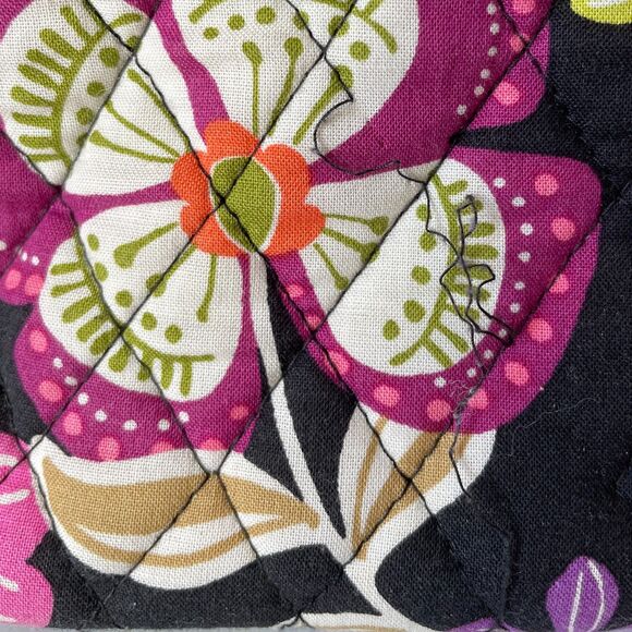 Vera Bradley Tote Bag Magnetic Closure Pirouette Pink Retired Pattern Black Pink - Picture 6 of 7